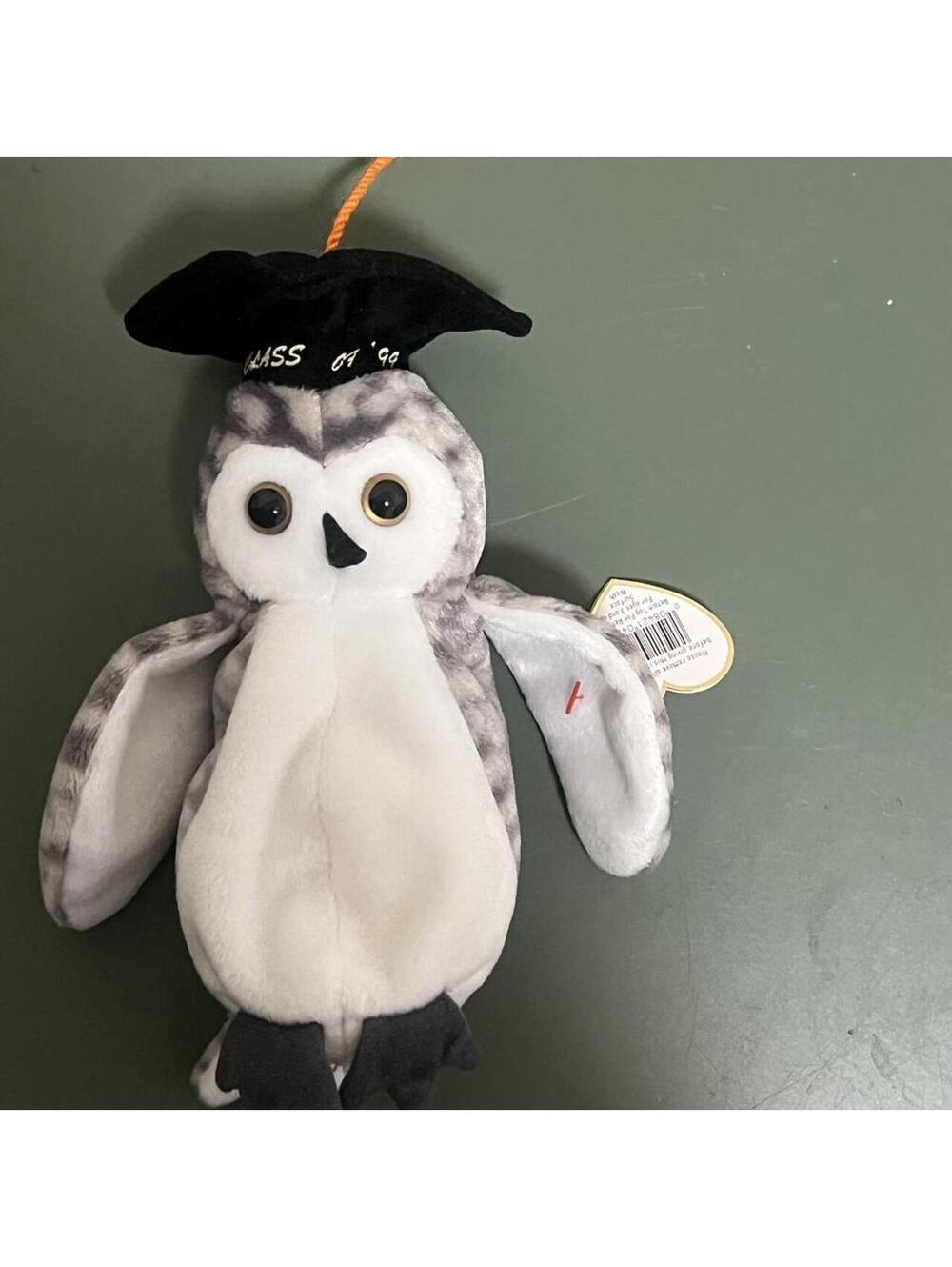 Beanie Babies Grey and Black Stuffed-animal